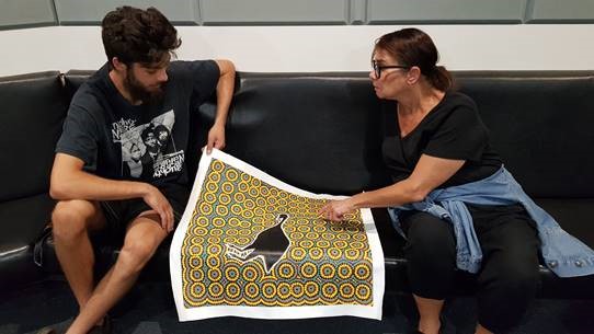 Artists: Lachlan Dodds-Watson and Rhoda Roberts